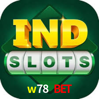 Interface do App w78 bet